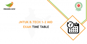 JNTUK B Tech 1 2 1st Mid Time Table 2023 Out Exam Dates