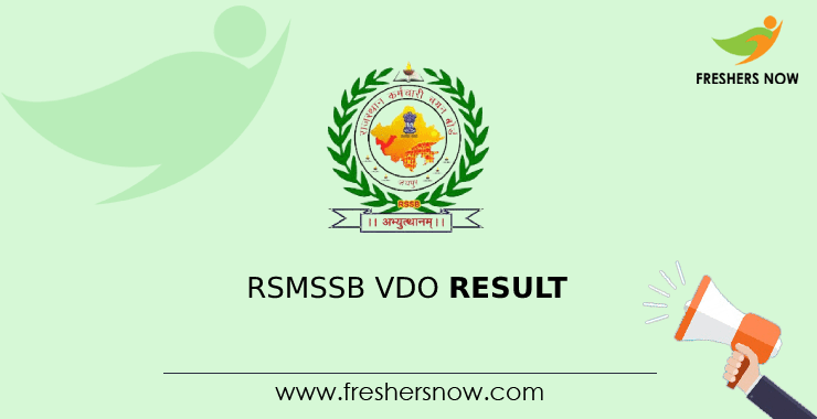 Rsmssb Vdo Final Result Out Grama Vikas Adhikari Cut Off