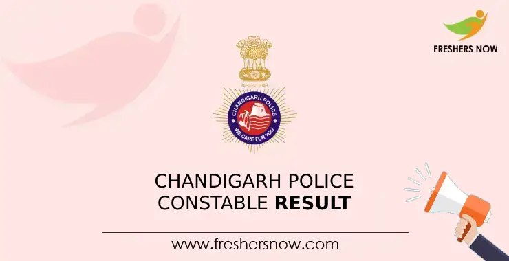 Chandigarh Police Constable Final Result Out Cut Off