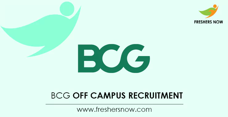 BCG Off Campus 2024 Recruitment Drive For Freshers