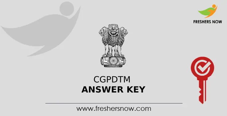 Cgpdtm Mains Answer Key Released Objections