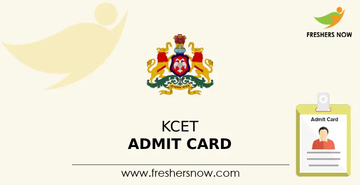 KCET Admit Card 2024 Released Check Exam Date