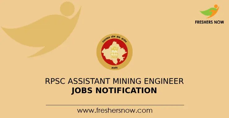 Rpsc Assistant Mining Engineer Jobs Notification For Posts