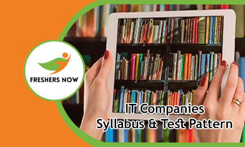 IT Companies Syllabus & Test Pattern