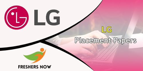 LG Placement Papers