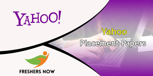Yahoo Placement Papers