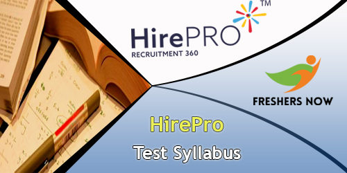 HirePro Test Syllabus