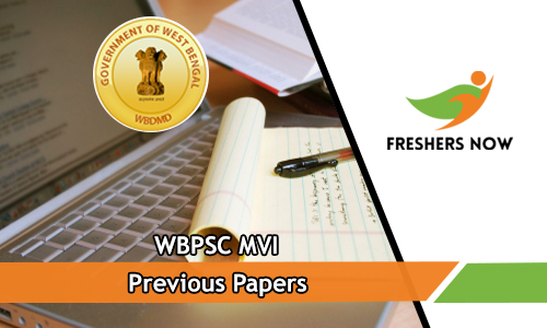 WBPSC MVI Previous Papers