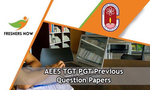 AEES TGT PGT Previous Question Papers
