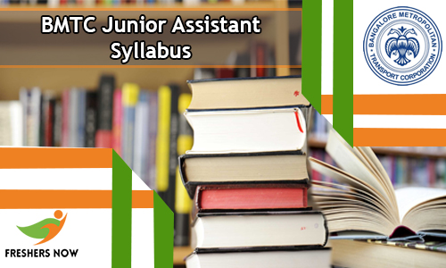 BMTC Junior Assistant Syllabus