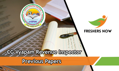 CG Vyapam Revenue Inspector Previous Papers