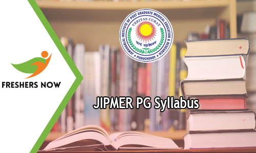 JIPMER PG Syllabus