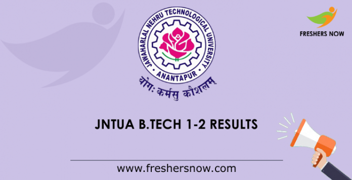 JNTUA B.Tech 1-2 Results