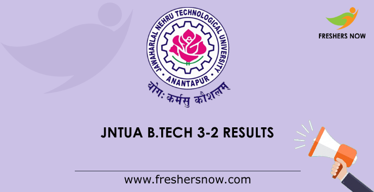 JNTUA B.Tech 3 2 Results 2023 OUT Regular Supply August Exams