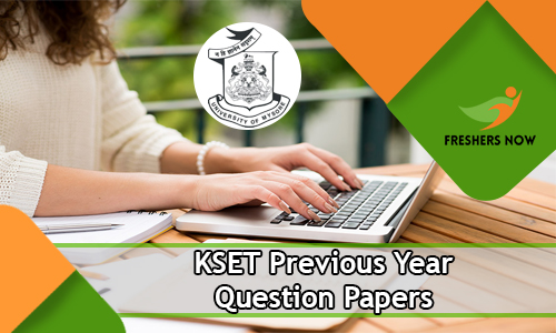 KSET Previous Year Question Papers