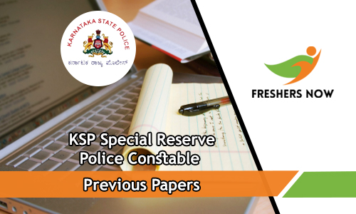 KSP Special Reserve Police Constable Previous Papers