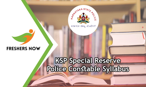 KSP Special Reserve Police Constable Syllabus 2020
