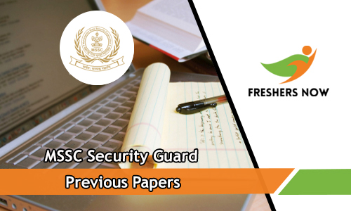 MSSC Security Guard Previous Papers