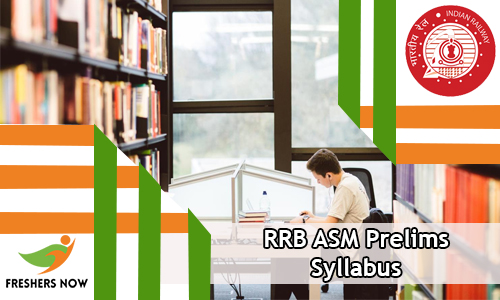 RRB ASM Prelims Syllabus