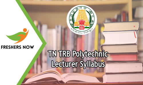 TN TRB Polytechnic Lecturer Syllabus