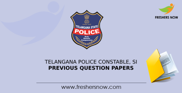 Telangana Police Constable, SI Previous Question Papers