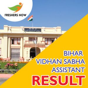 Bihar Vidhan Sabha Assistant Result