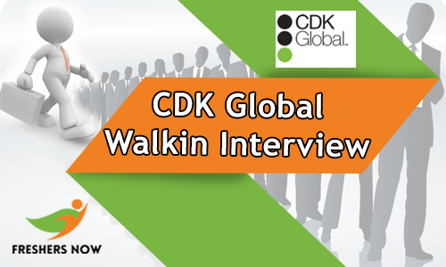 CDK Global Walkin Interview