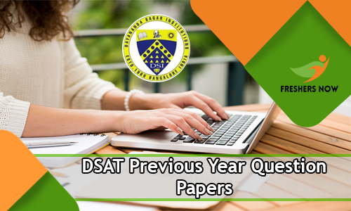 DSAT Previous Year Question Papers