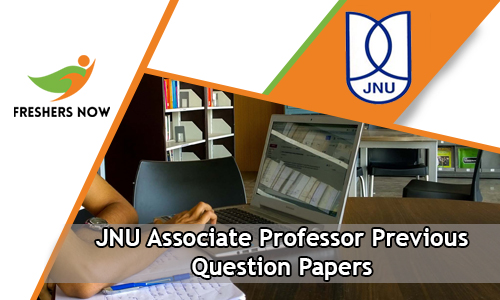 JNU Associate Professor Previous Question Papers