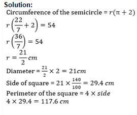Mensuration 3rd Question Explanation