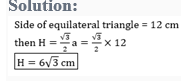 Mensuration 8th Question Explanation