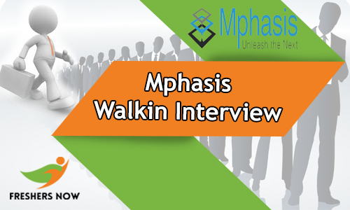 Mphasis Walkin Interview