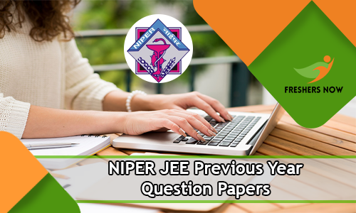NIPER JEE Previous Year Question Papers