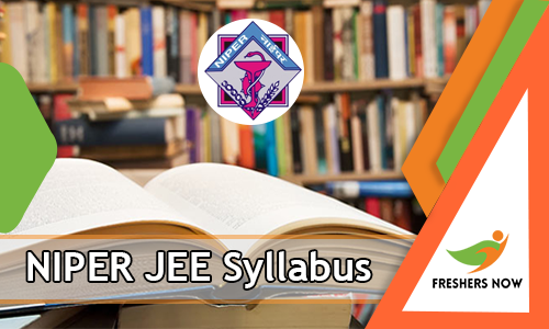 NIPER JEE Syllabus