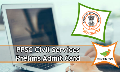 PPSC Civil Services Prelims Admit Card