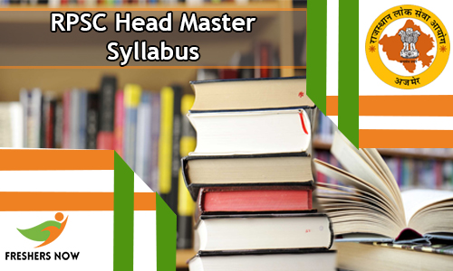 RPSC Head Master Syllabus