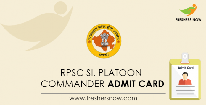RPSC-SI,-Platoon-Commander-Admit-Card