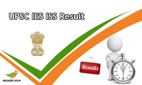 UPSC IES ISS Result