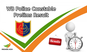 WB Police Constable Prelims Result
