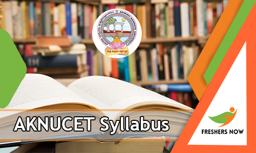 AKNUCET Syllabus