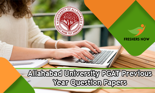 Allahabad University PGAT Previous Year Question Papers