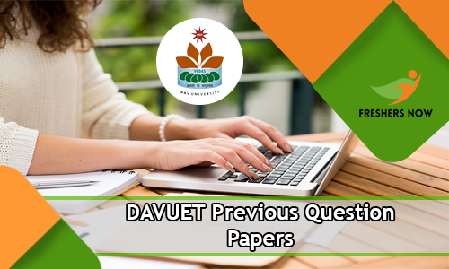 DAVUET Previous Question Papers
