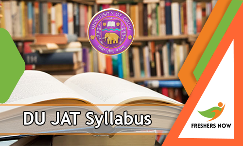 DU JAT Syllabus