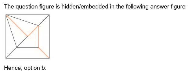 Embedded Images Non Verbal Reasoning Q33 Explanation