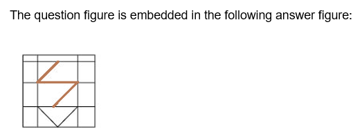 Embedded Images Non Verbal Reasoning Q35 Explanation