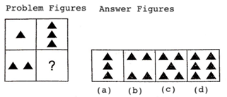 Figure Matrix Non Verbal Reasoning Q24