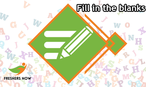 Fill In The Blanks English Questions And Answers Quiz Online Test 