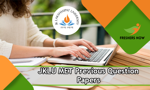 JKLU MET Previous Question Papers