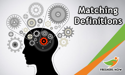 Matching Definitions Quiz Reasoning Questions And Answers FreshersNow Com