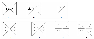 Paper Cutting Non Verbal Reasoning Q24